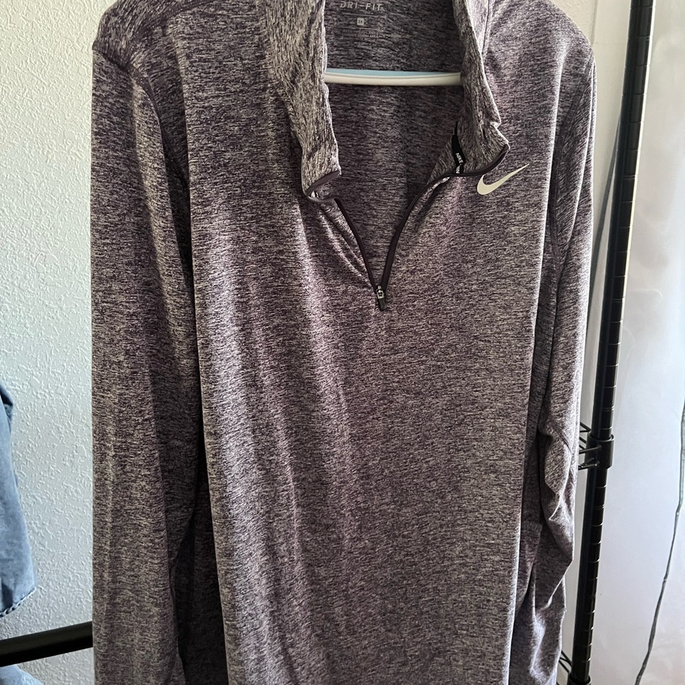 Nike Dri-FIT Heathered Purple Pullover
